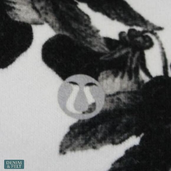 Lululemon Calm & Cozy Jacket Brisk Bloom Black White Cotton Fleece Sz 8 ~ RARE!! - Picture 13 of 16